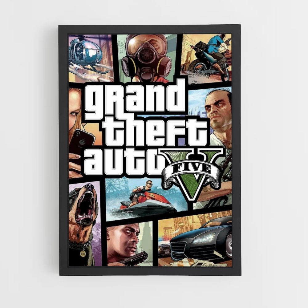 Poster GTA V Cover