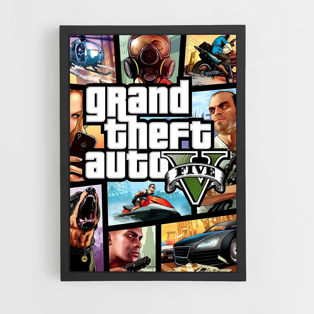 gta-v-2 cadre Noir