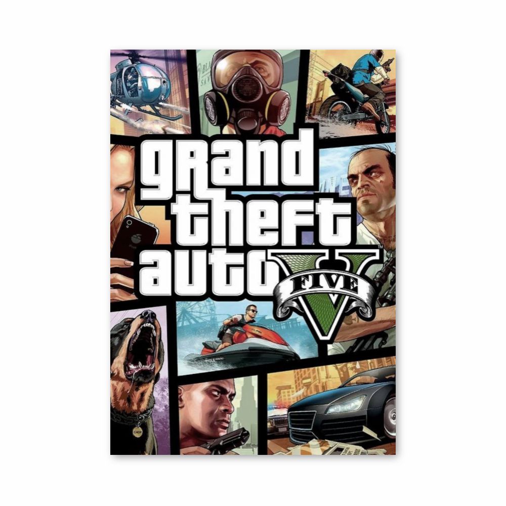 Poster GTA V Cover