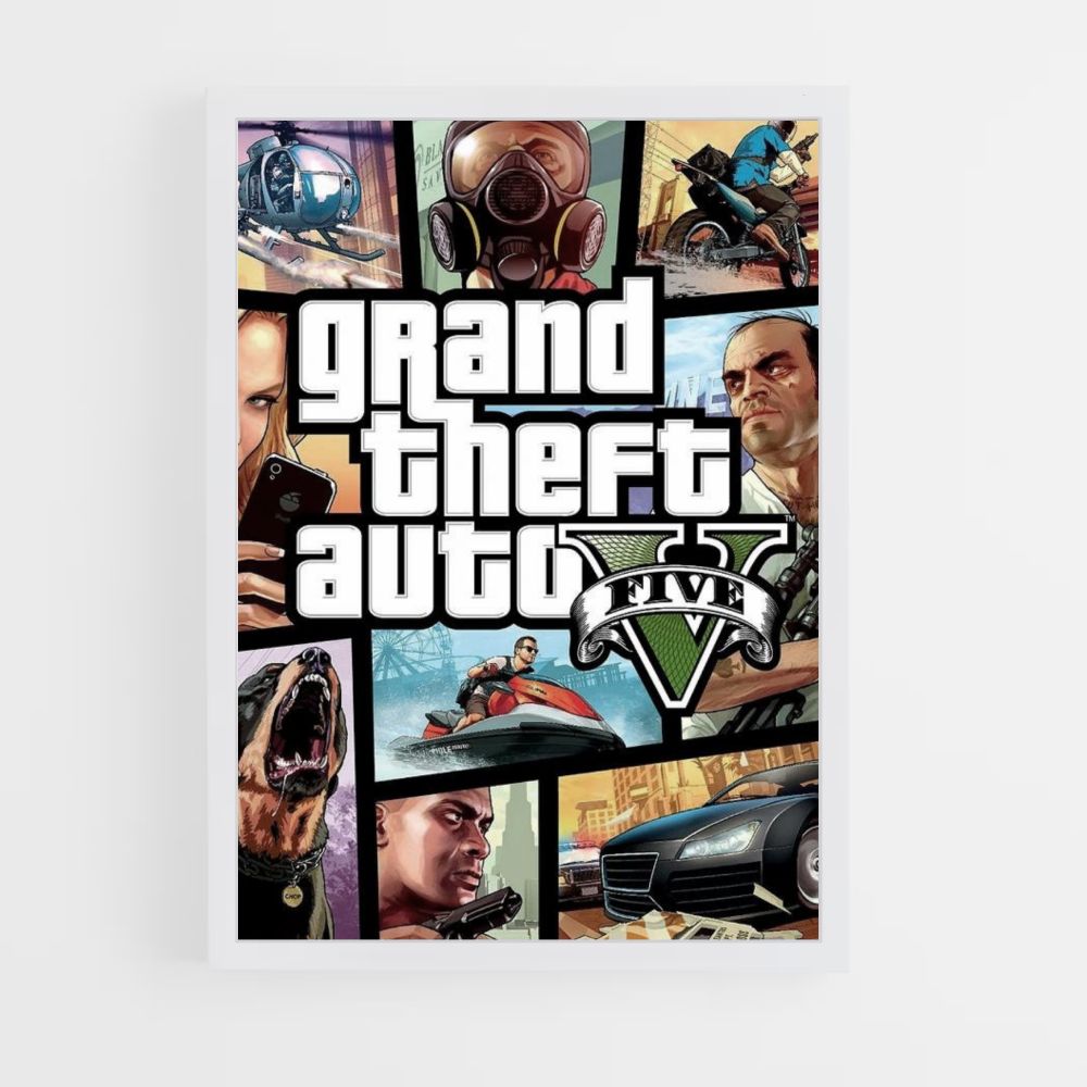 Poster GTA V Cover