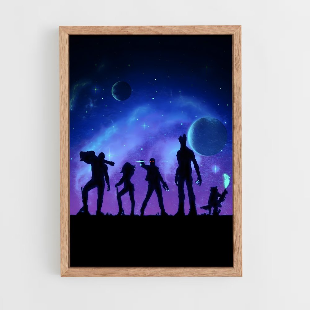 guardian-of-the-galaxy-11 cadre Bois clair