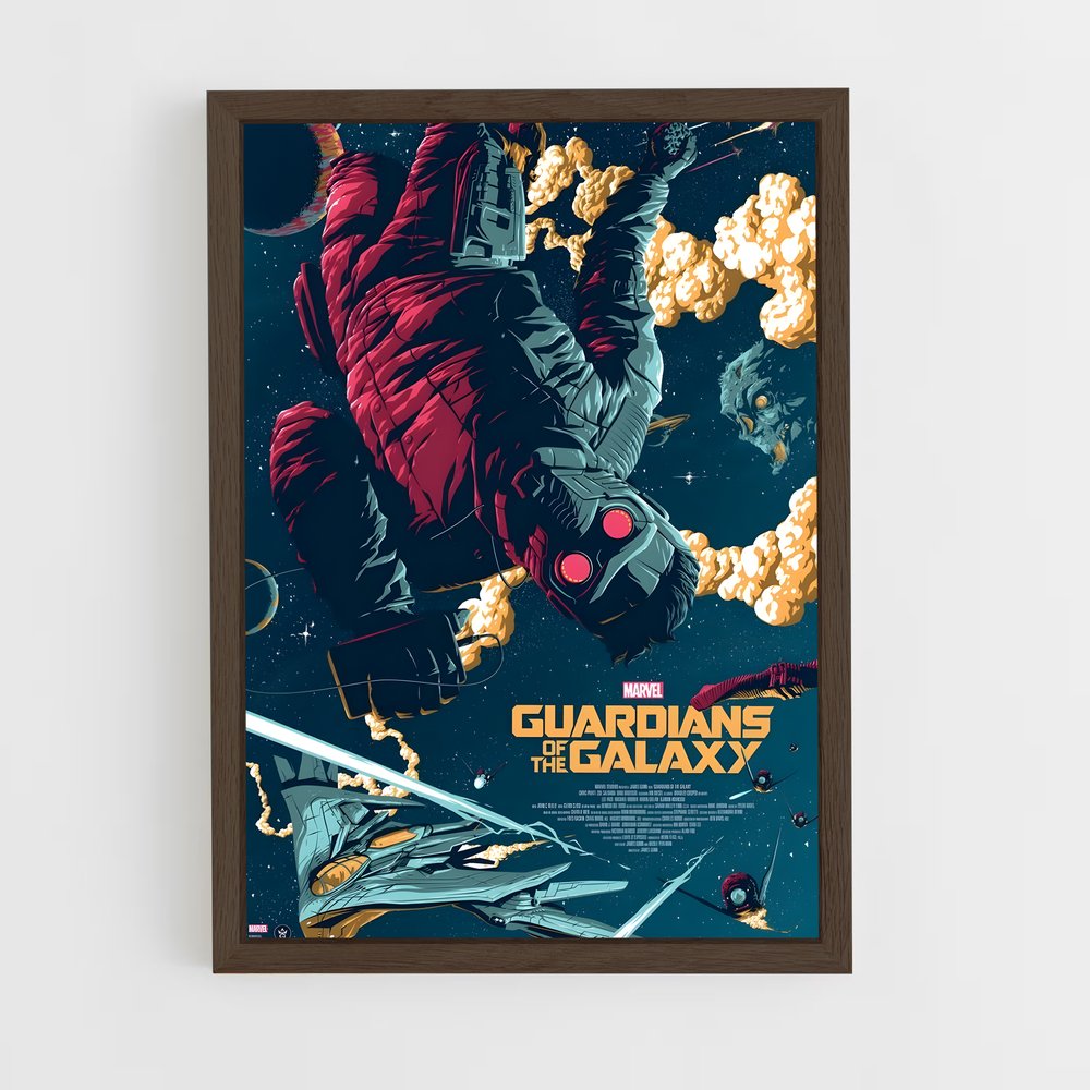 guardian-of-the-galaxy-2 cadre Bois foncé