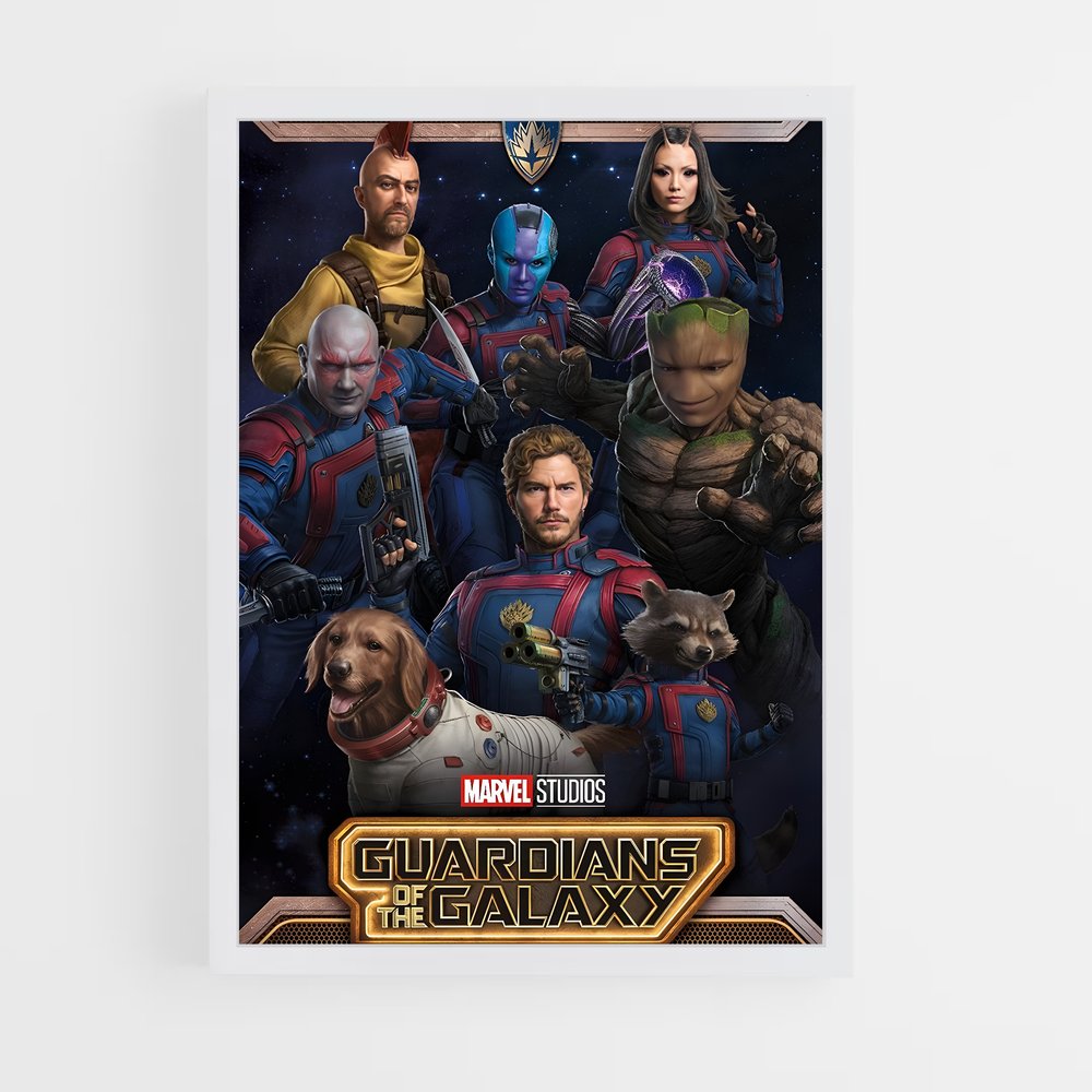 guardian-of-the-galaxy-3 cadre Blanc