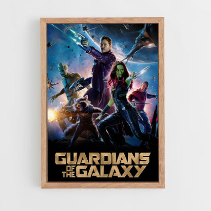 guardian-of-the-galaxy-9 cadre Bois clair