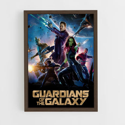 guardian-of-the-galaxy-9 cadre Bois foncé