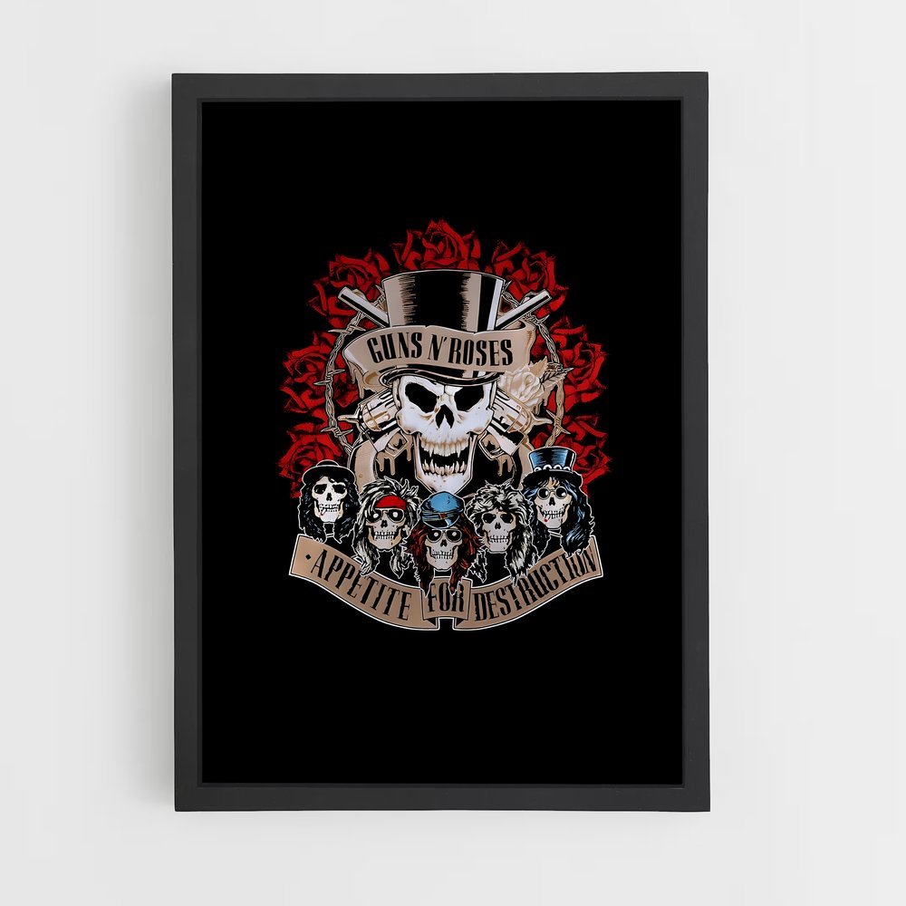 guns-n-roses-14 cadre Noir