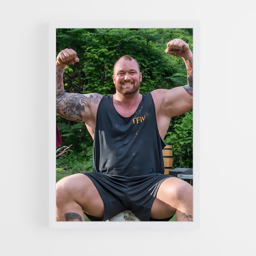 hafthor-bjornsson-4 cadre Blanc