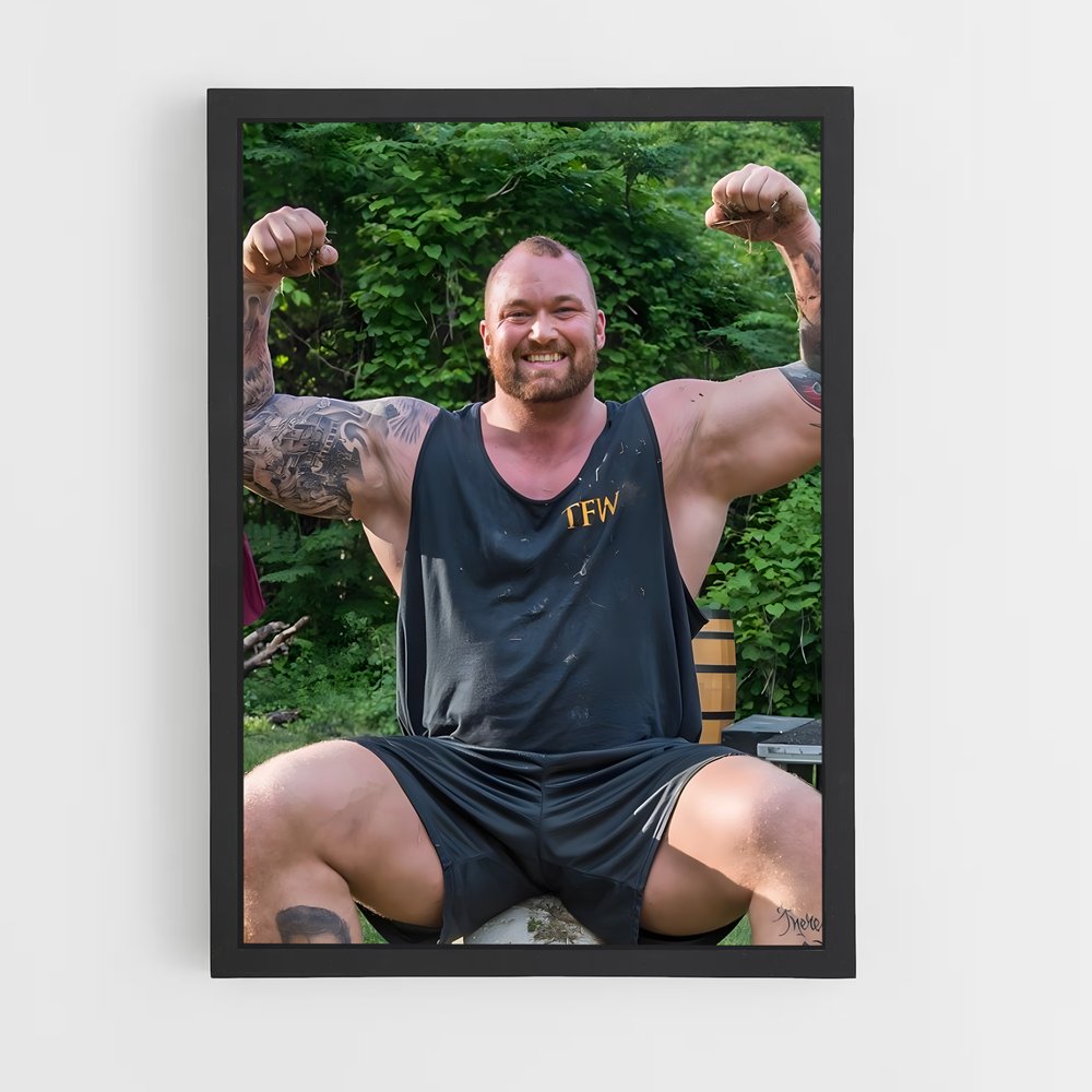hafthor-bjornsson-4 cadre Noir