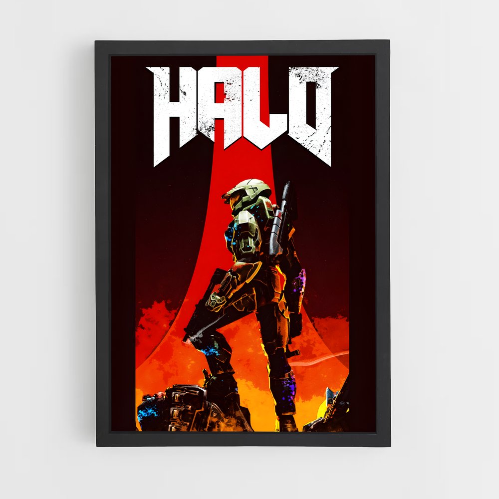 halo-17 cadre Noir