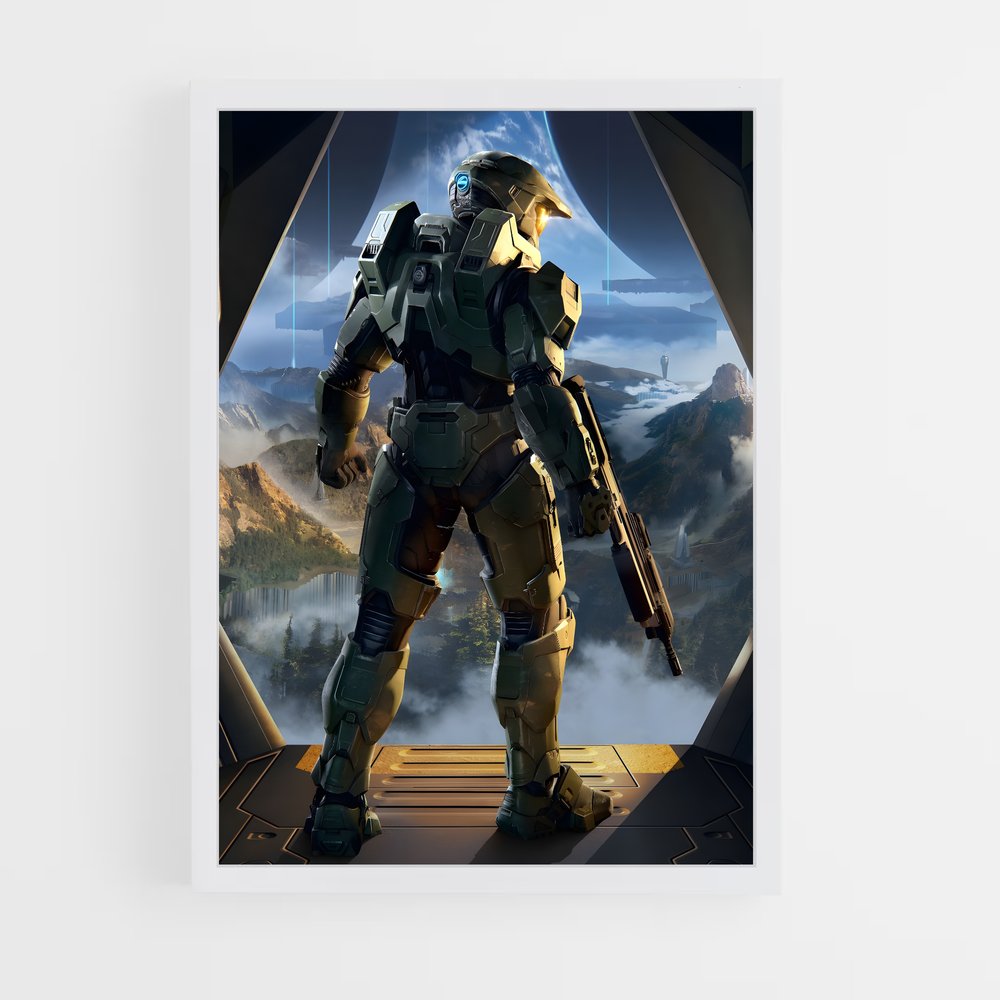 halo-9 cadre Blanc
