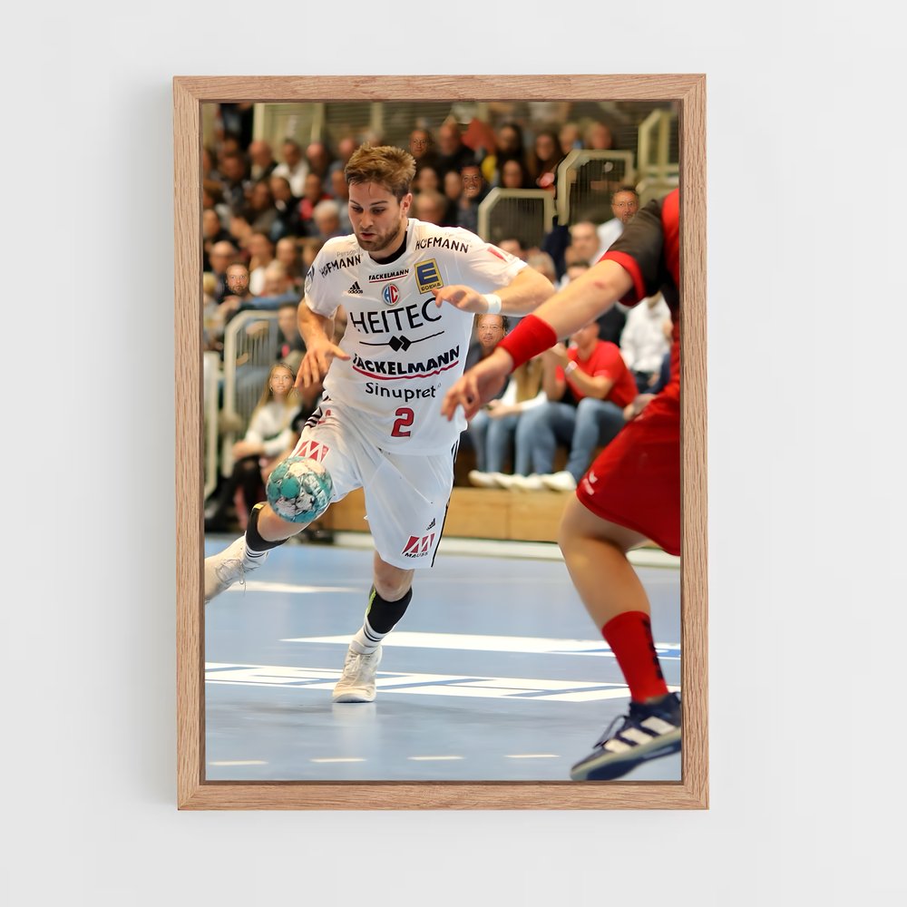 handball-9 cadre Bois clair
