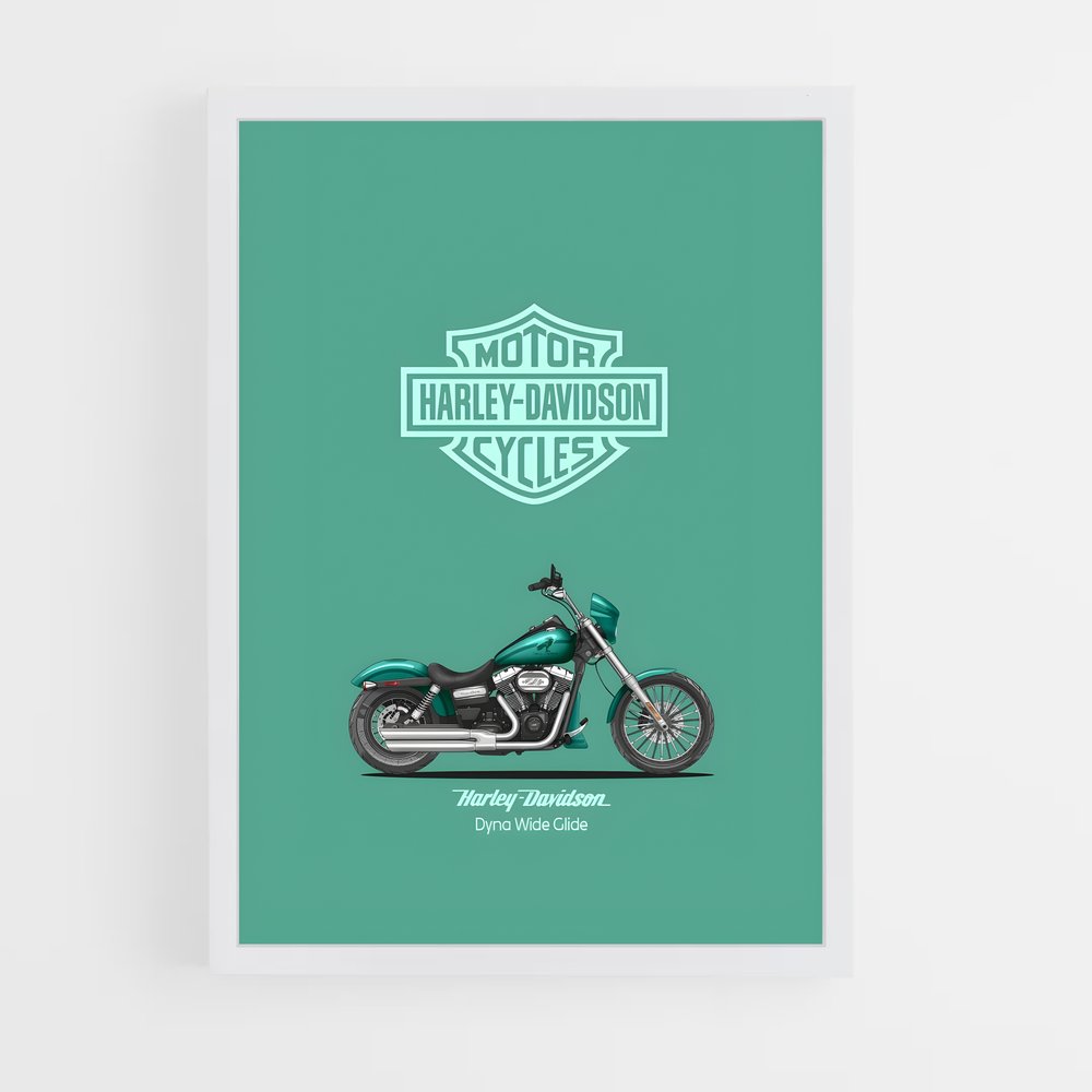 harley-davidson-1 cadre Blanc