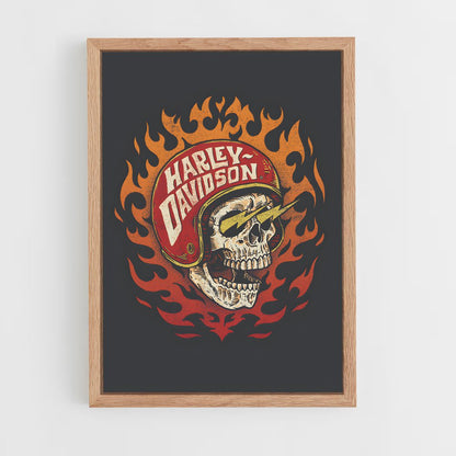 harley-davidson-3 cadre Bois clair