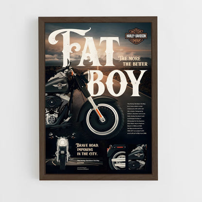 harley-davidson-5 cadre Bois foncé