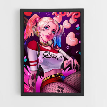 harley-queen-2 cadre Noir