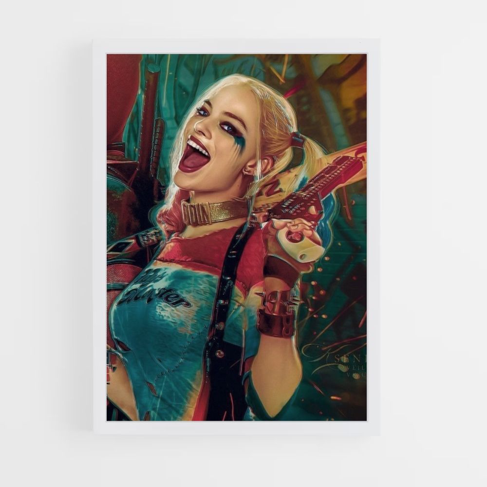 Poster Harley Queen Happy