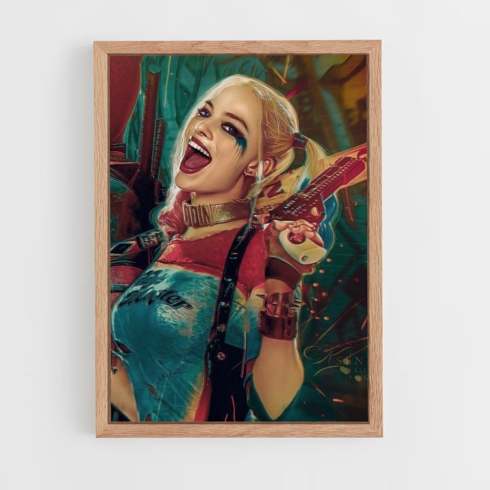 Poster Harley Queen Happy