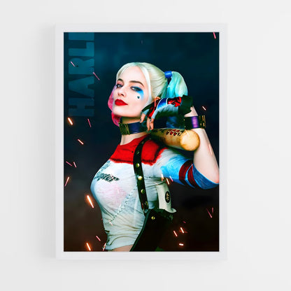 harley-queen-4 cadre Blanc