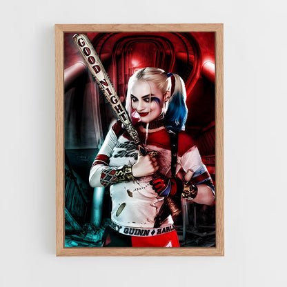 harley-queen-5 cadre Bois clair