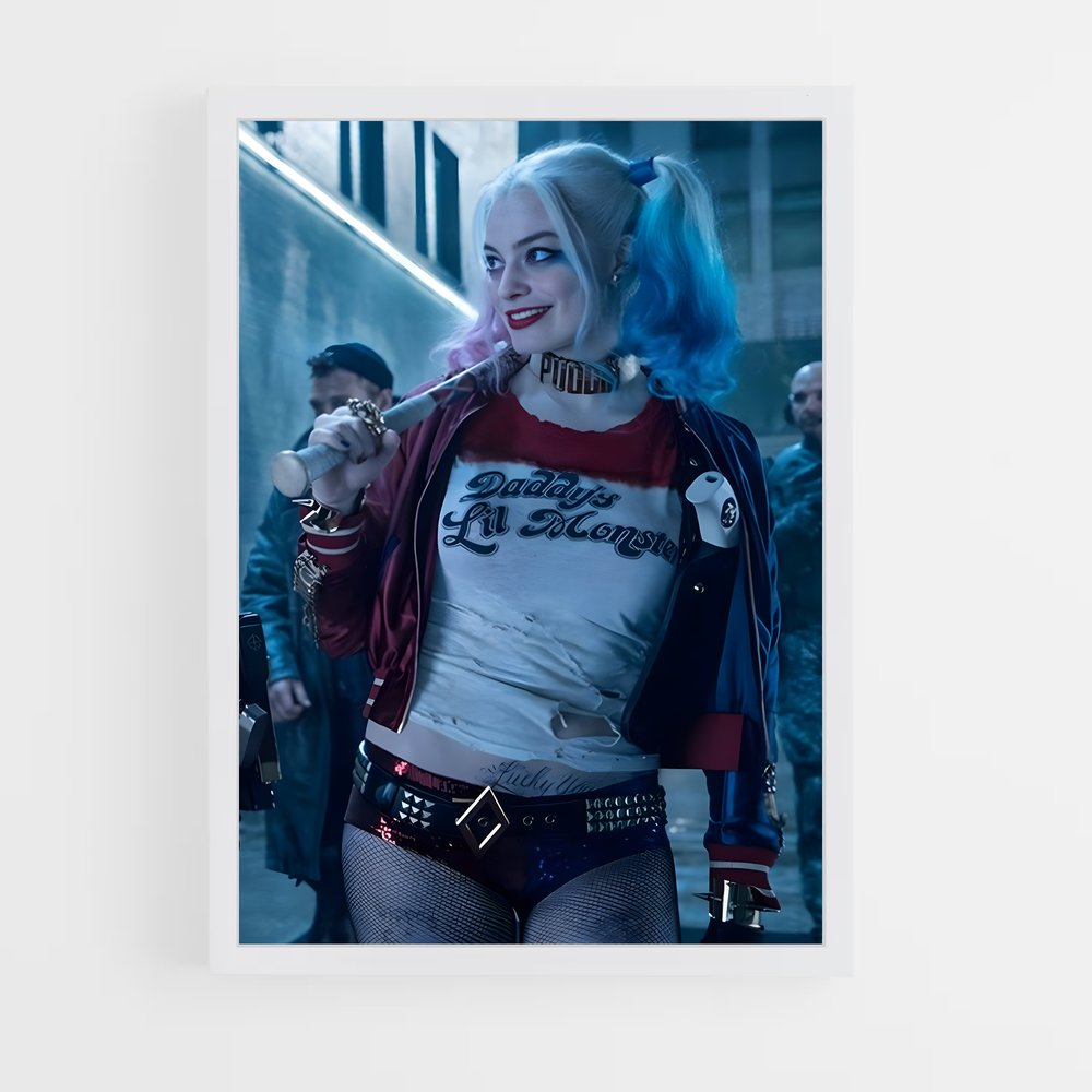 harley-queen-7 cadre Blanc