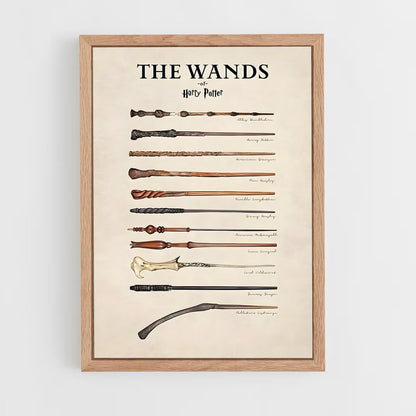 harry-potter-14 cadre Bois clair