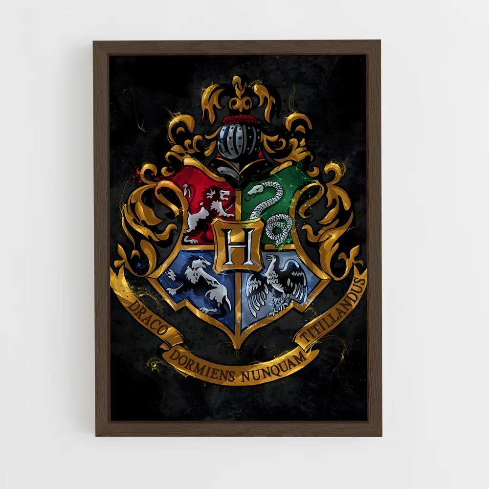 harry-potter-15 cadre Bois foncé