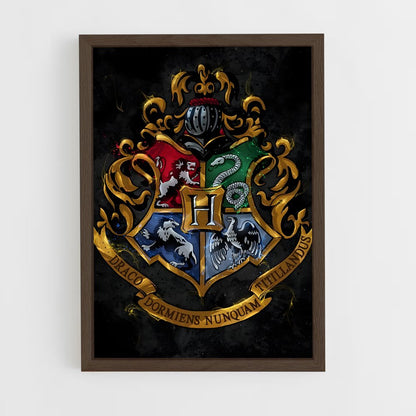 harry-potter-15 cadre Bois foncé