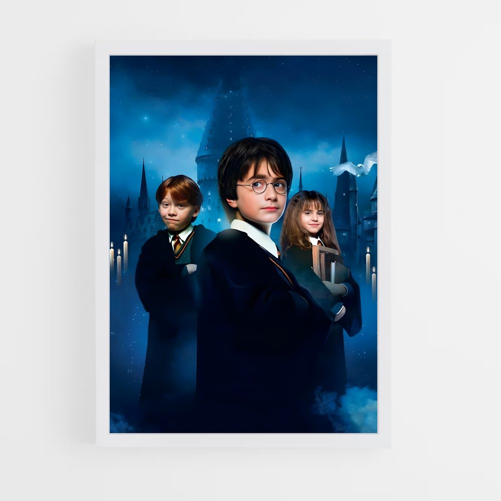 harry-potter-18 cadre Blanc