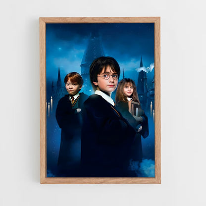 harry-potter-18 cadre Bois clair