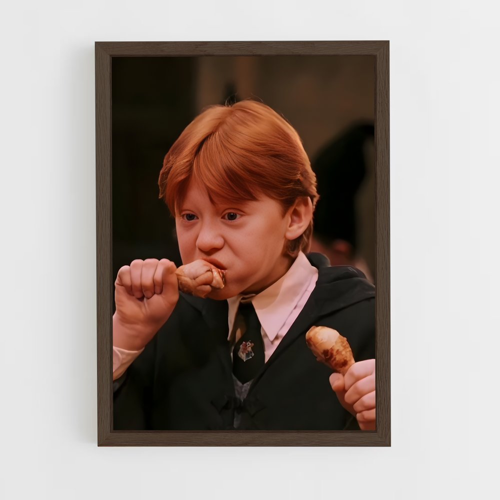 harry-potter-7 cadre Bois foncé