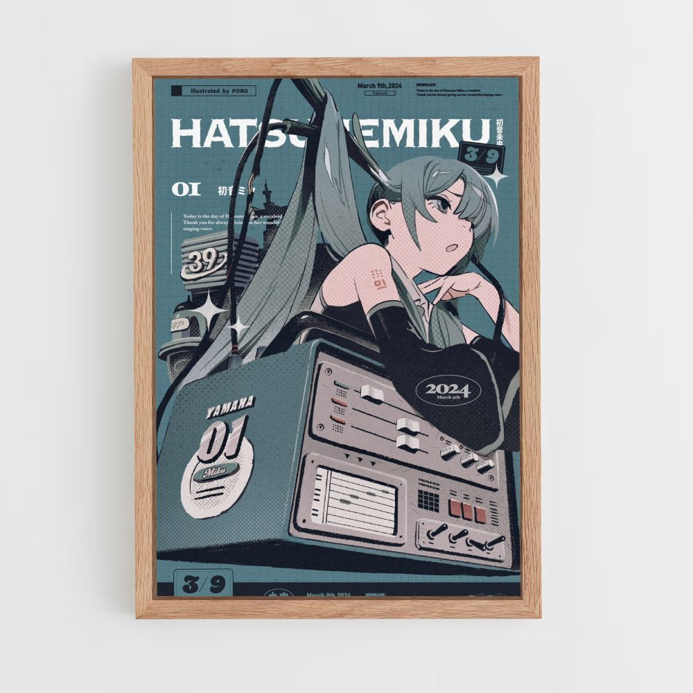 Affiche Hatsune Miku 01