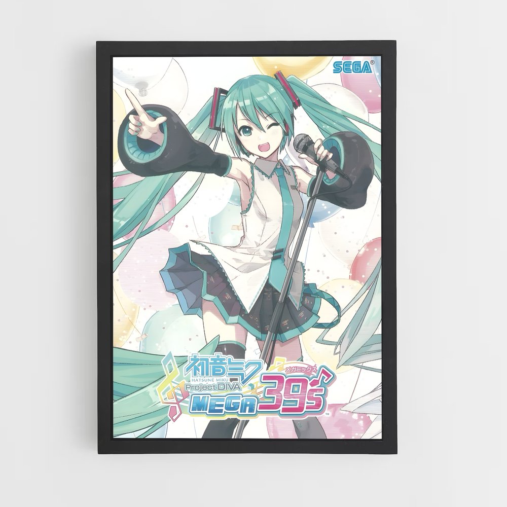 hatsune-miku-4 cadre Noir