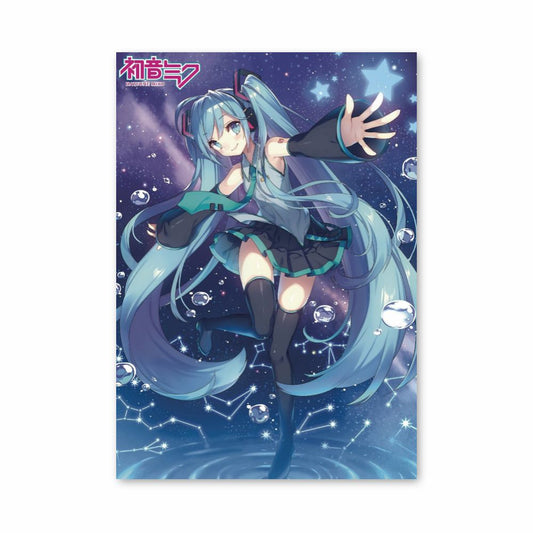 Hatsune Miku Blue Poster