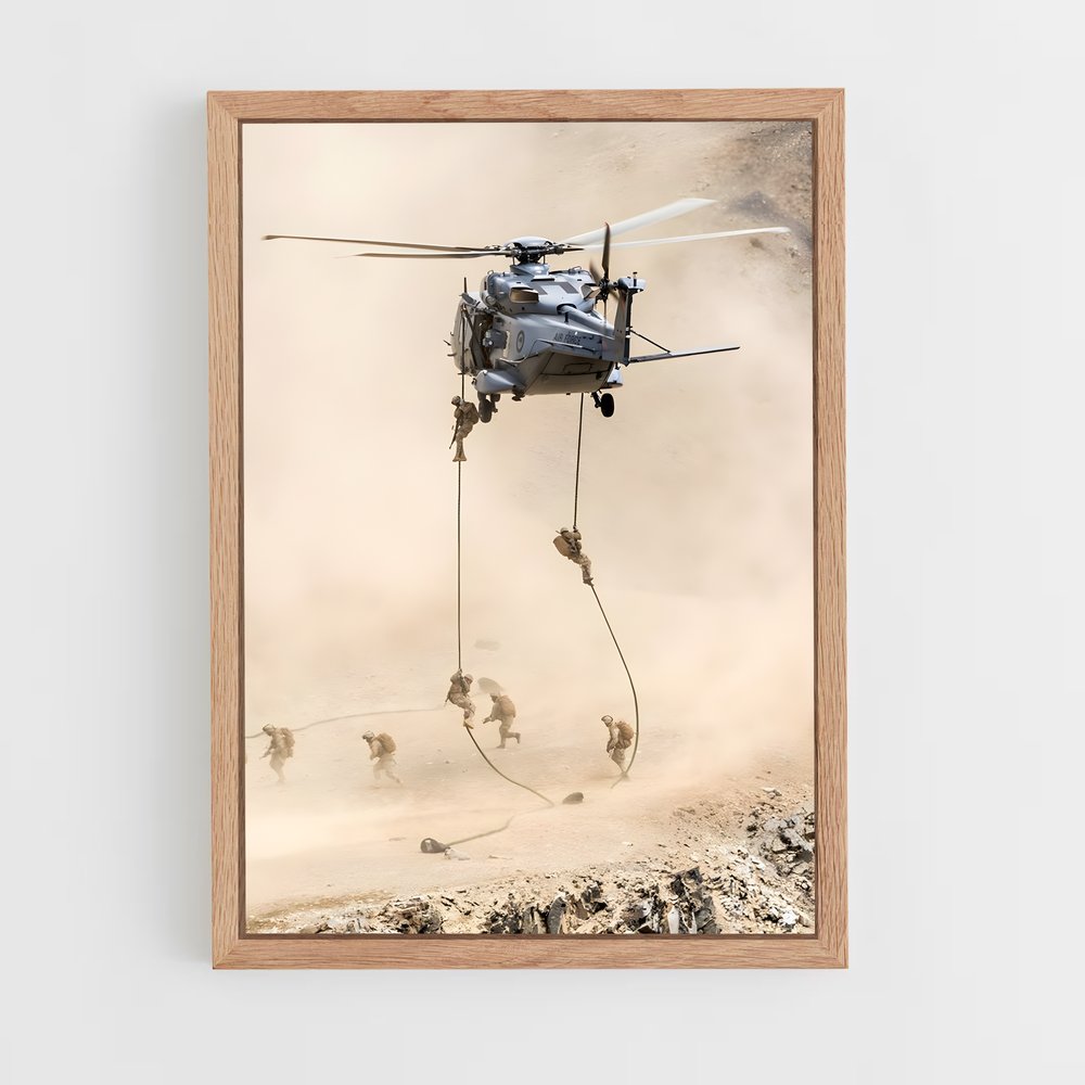 helicopter-1 cadre Bois clair