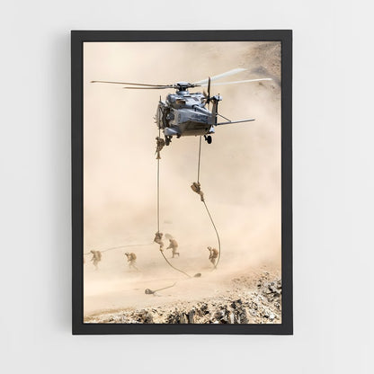 helicopter-1 cadre Noir