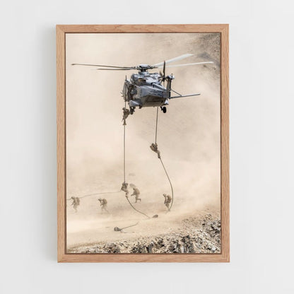 Poster Helicopter Troops