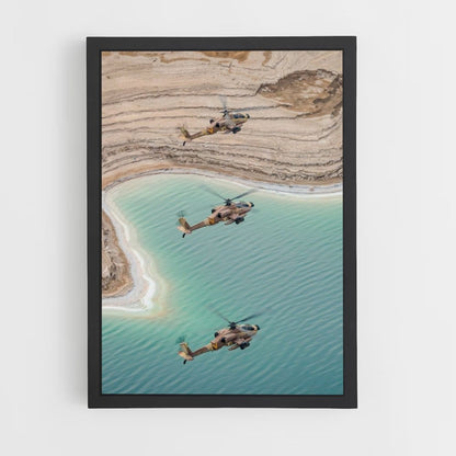 Desert Helicopters Poster