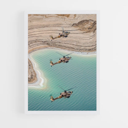 Desert Helicopters Poster