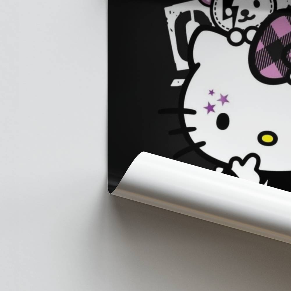 Poster Rock Kitty | Aesthetic Posters