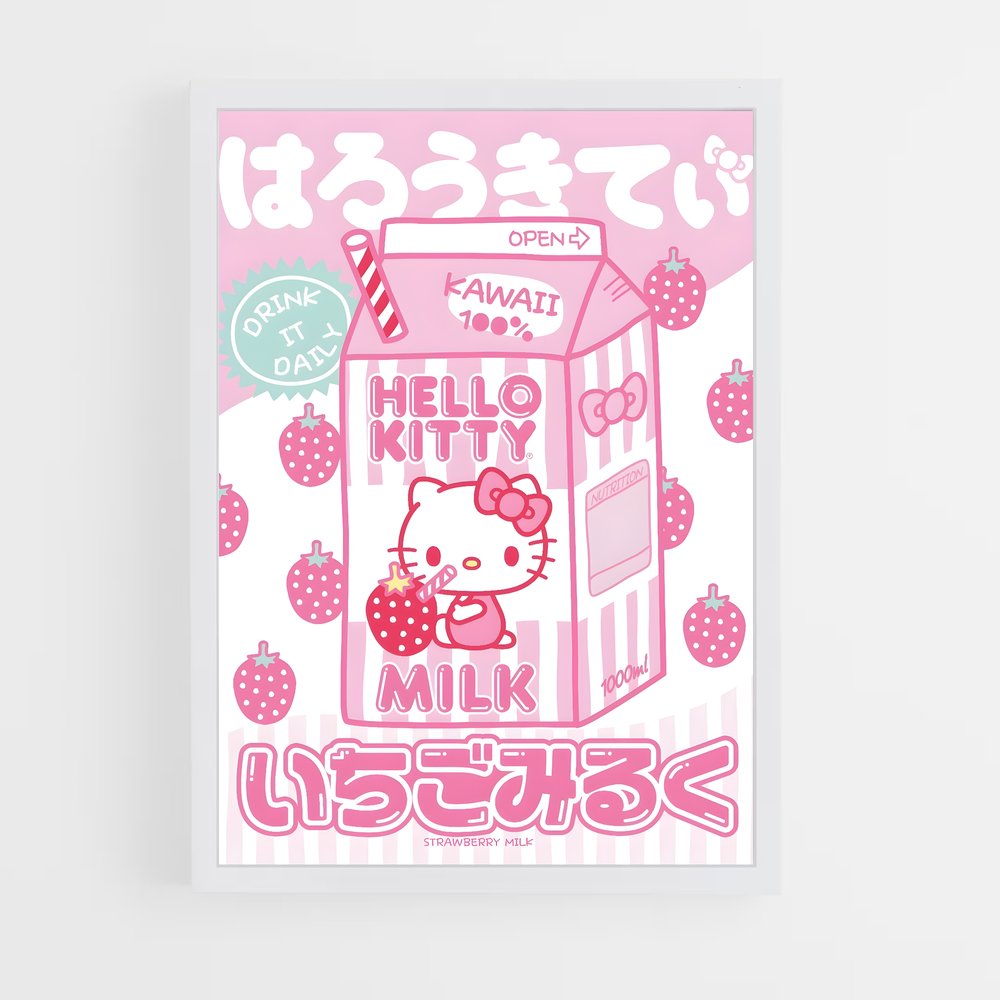 hello-kitty-4 cadre Blanc