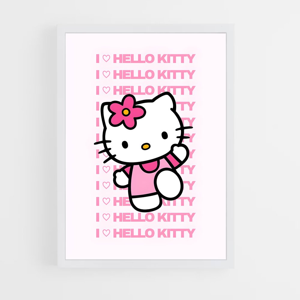 hello-kitty-5 cadre Blanc