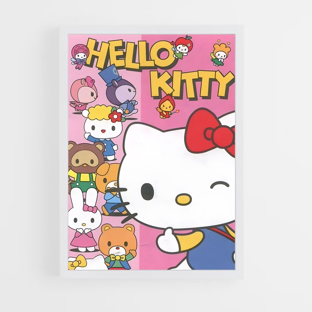 hello-kitty-6 cadre Blanc