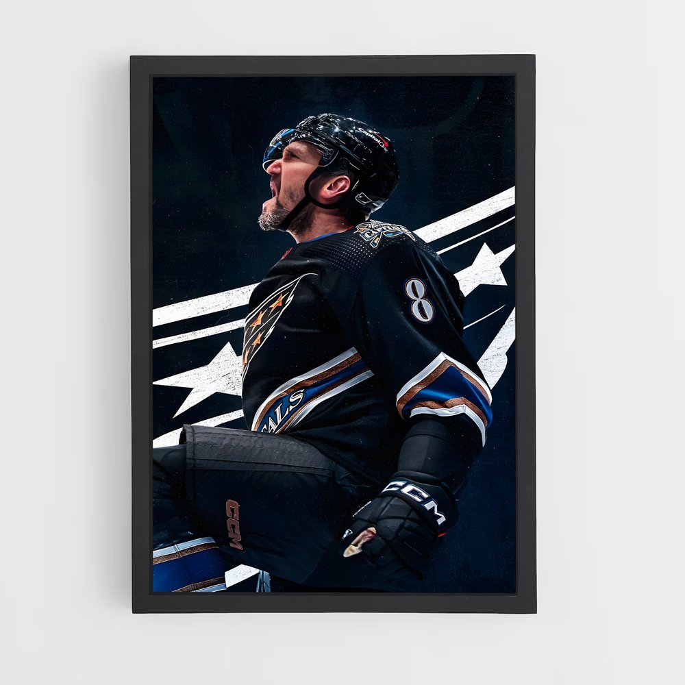 hockey-15 cadre Noir