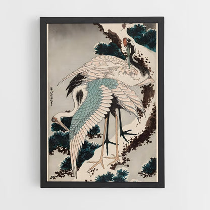 hokusai-9 cadre Noir