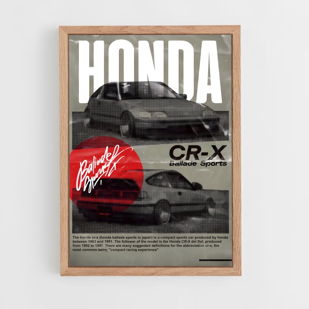 honda-6 cadre Bois clair