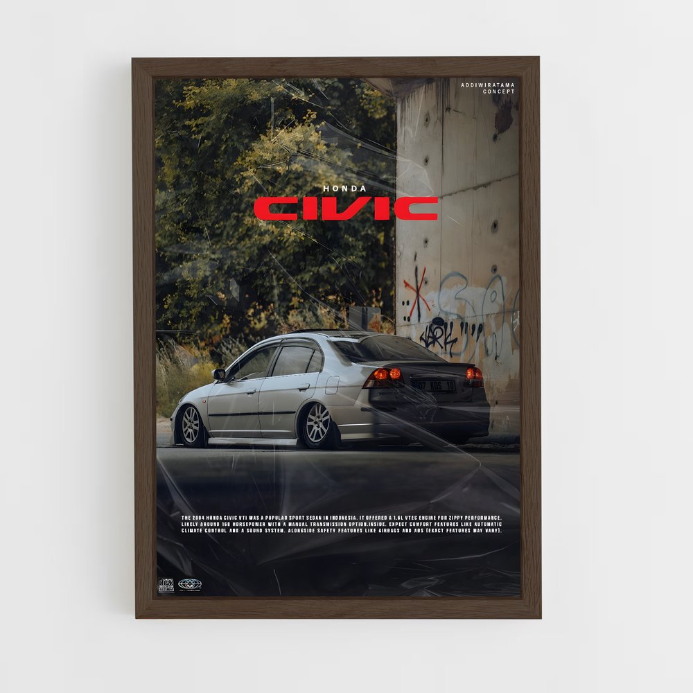 honda-7 cadre Bois foncé