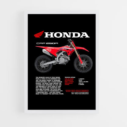 honda-moto-11 cadre Blanc