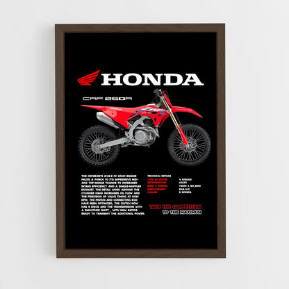 honda-moto-11 cadre Bois foncé