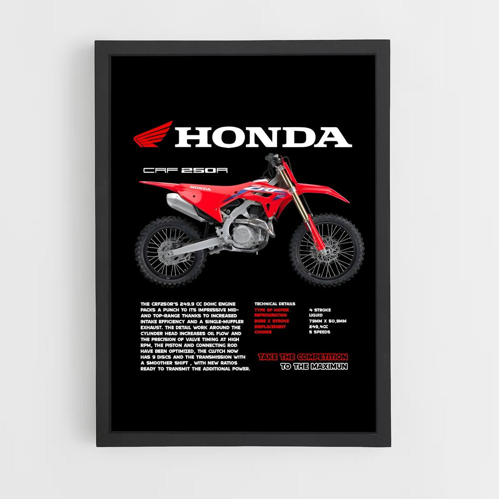 honda-moto-11 cadre Noir
