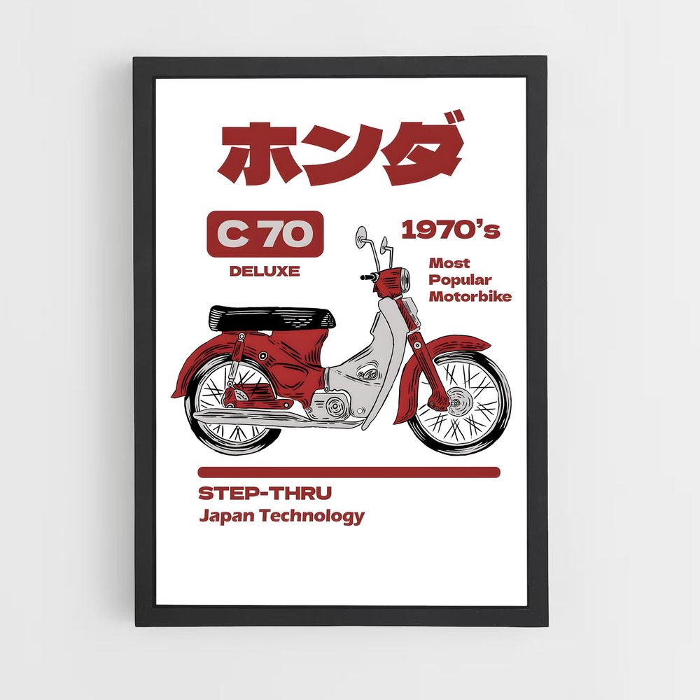honda-moto-3 cadre Noir